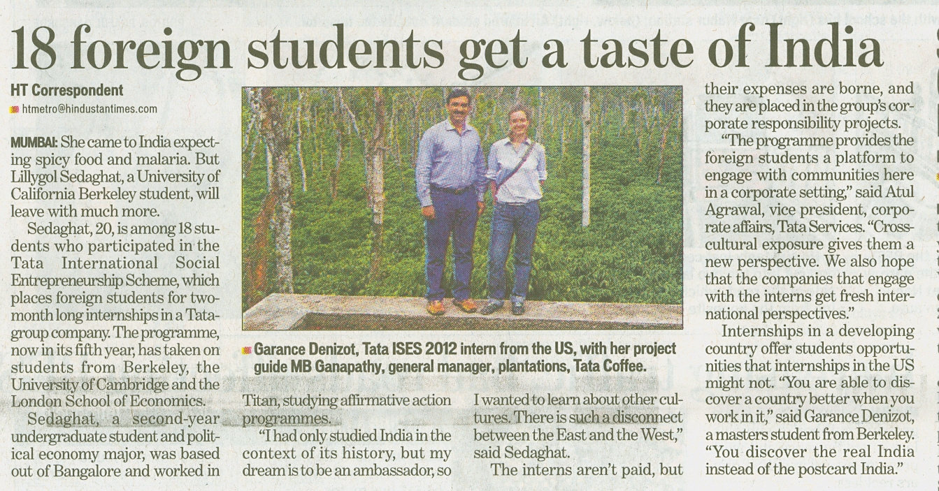 article: 18 foreign students get a taste of India