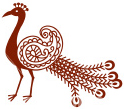 Image of a peacock logo