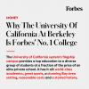 Forbes ranking UC Berkeley as no. 1