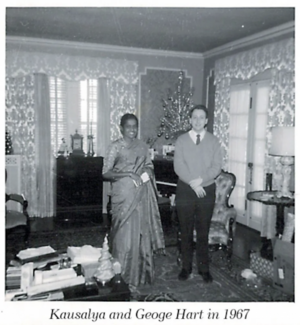Photograph of George and Kausalya Hart